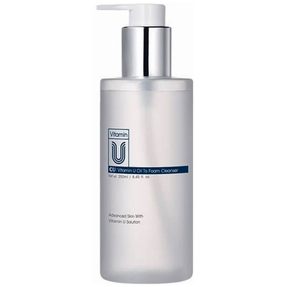 Двухфазное масло-пенка для очищения с витамином U CUSKIN CU: Vitamin U Oil To Foam Cleanser, 250 мл